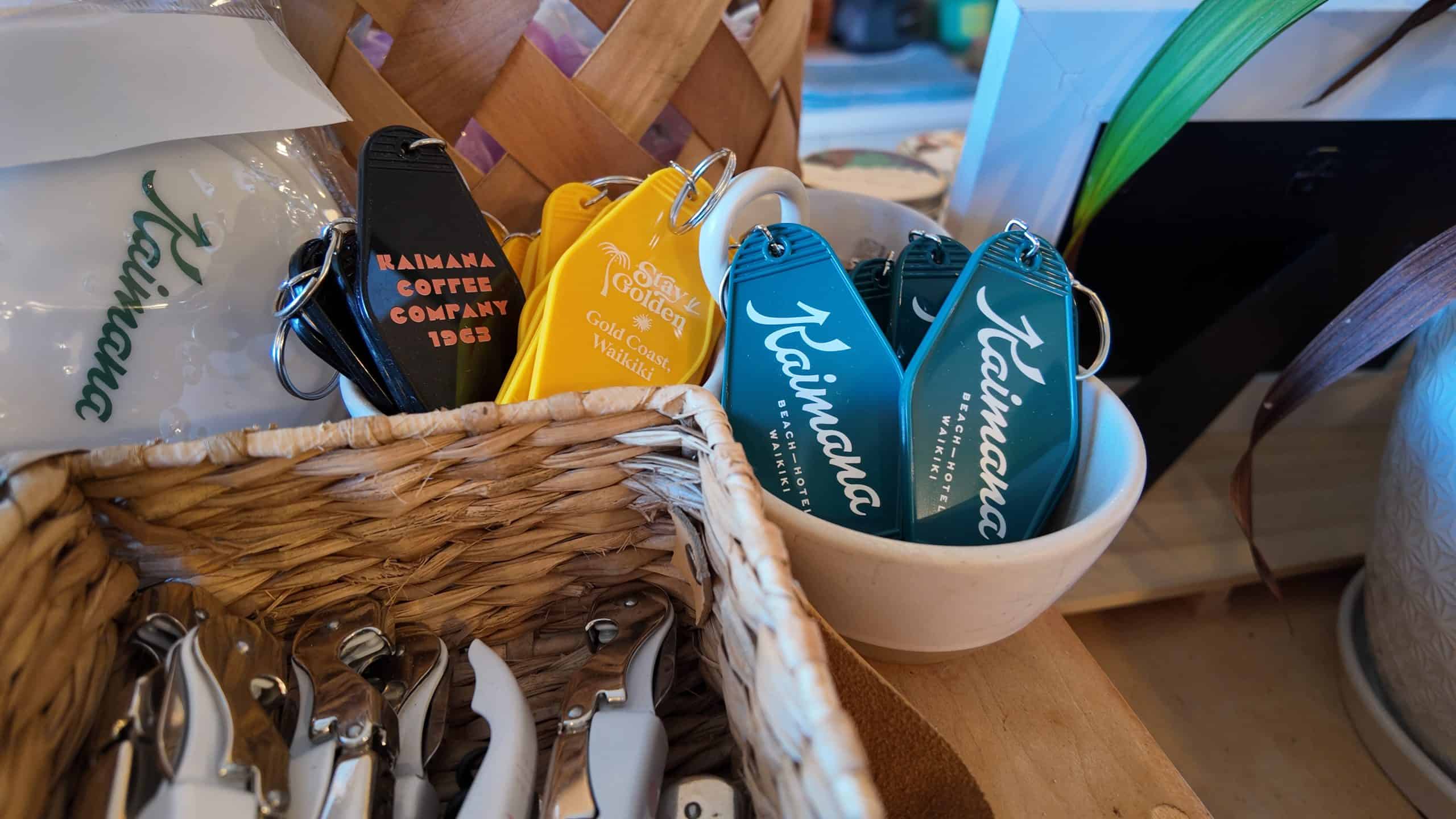 Kaimana Beach Hotel souvenirs and bottle openers